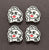 4 Pcs Marilyn Silicone Focal Beads