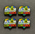 4 Pcs "Autism Is Different Not Less" Silicone Focal Beads