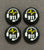 4 Pcs "911" Silicone Focal Beads