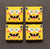 4 Pcs Yellow Sponge Man Silicone Focal Beads