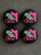 4 Pcs "Not A Pepper Spray Kind Of Girl" Silicone Focal Beads